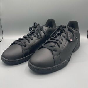 REEBOK Classic NPC II Black Leather Sneakers Men’s Sz 13 NEW